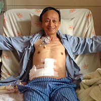 蔡志騰(食道癌第三期、肝癌第四期轉移局部肺葉)-快意人生，用愛寫下傳說
